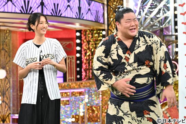 菜々緒がSixTONESと“サイズの晩餐”に挑戦＆大栄翔とのぶつかり稽古に騒然!?