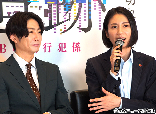 「大追跡」取材会で発覚!?　大森南朋＆相葉雅紀が松下奈央の豪快さにタジタジ