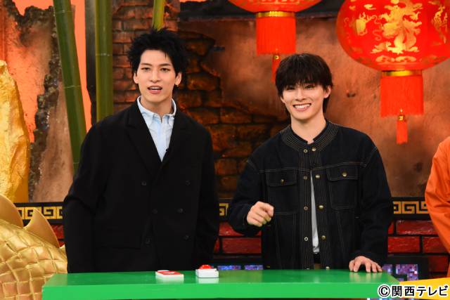 JO1・金城碧海＆川西拓実「かまいたちの机上の空論城」初登場！　関西グルメクイズに挑む
