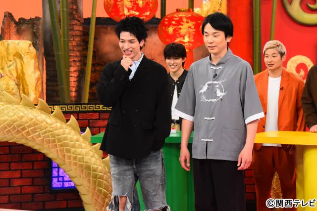 JO1・金城碧海＆川西拓実「かまいたちの机上の空論城」初登場！　関西グルメクイズに挑む