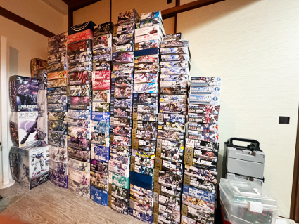 熱量MAX！“推し活”座談会／高尾さんのご自宅にあるガンプラたち
