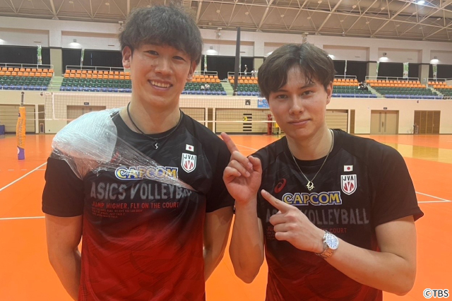 「世界バレー直前 男子強化試合」放送決定！　石川祐希＆髙橋藍が意気込み語る