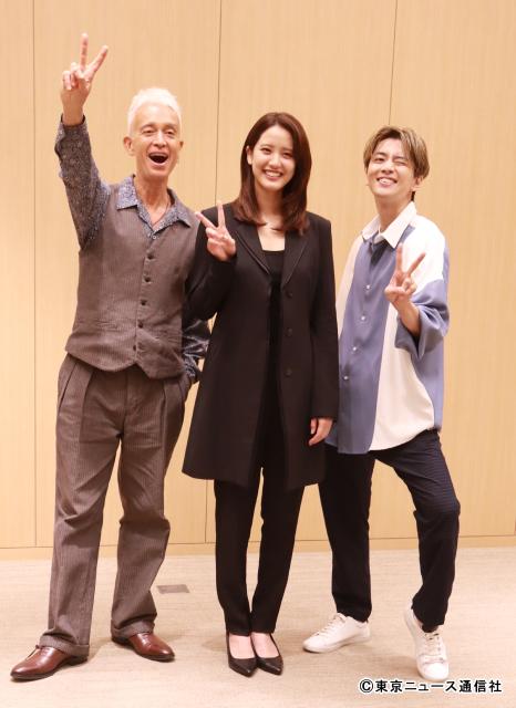 山崎紘菜、飯島寛騎、マーク・パンサー「御社の乱れ正します！2」記者発表で次回作に意欲的！