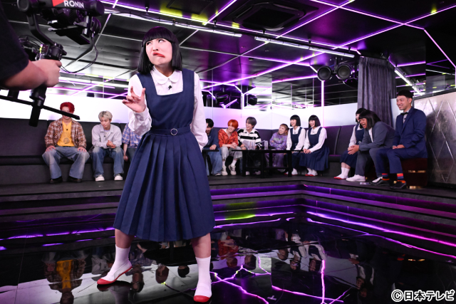 MAZZEL「マゼダン」でアバンギャルディと“キメ顔対決”　EIKIがマトリックスよけに挑戦！