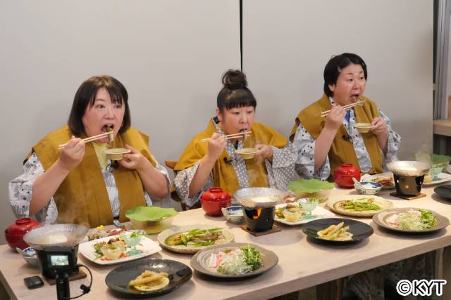 森三中が鹿児島を満喫する第3弾。好きなものを好きなだけ食べる自由旅！
