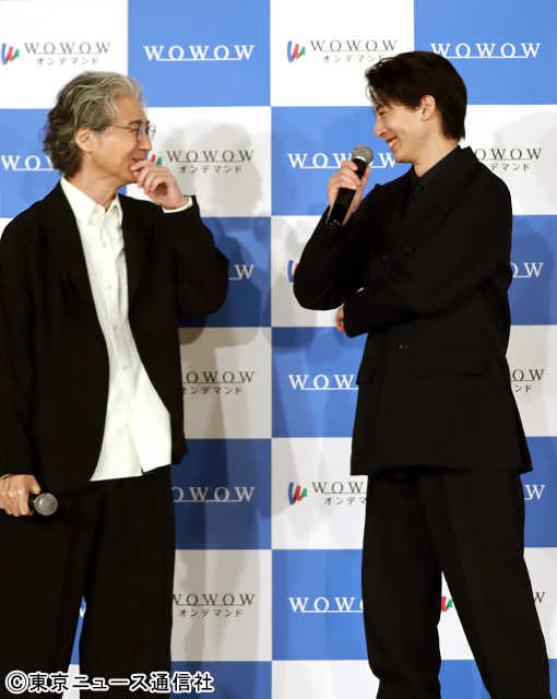 吉岡秀隆の“おちゃめな一言”に高杉真宙が思わず笑顔「連続ドラマW 夜の道標」完成報告会