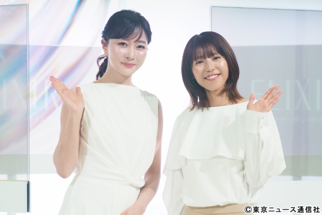 若槻千夏、エリクシール新商品にうっとり♪「子育てのようにコラーゲンを育てます」