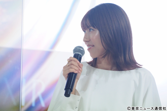 若槻千夏、エリクシール新商品にうっとり♪「子育てのようにコラーゲンを育てます」