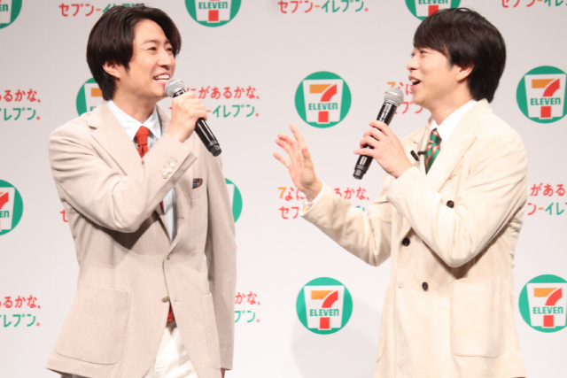 櫻井翔＆相葉雅紀が「セブン-イレブン」新CMに出演！「相葉くんのホワホワ顔が好き」