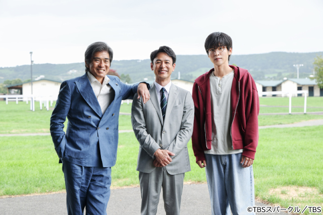妻夫木聡、佐藤浩市が北海道ロケを語る「ザ・ロイヤルファミリー」目黒蓮も“馬との共演”に感動