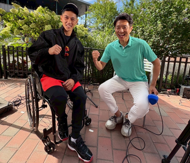 松岡修造が小田凱人、上地結衣にインタビュー！――「全米オープンテニス」