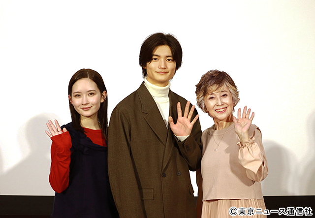 城桧吏＆畑芽育「終活シェアハウス」合同取材会　竹下景子「当て書きのようにぴったりな2人」
