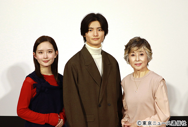 城桧吏＆畑芽育「終活シェアハウス」合同取材会　竹下景子「当て書きのようにぴったりな2人」