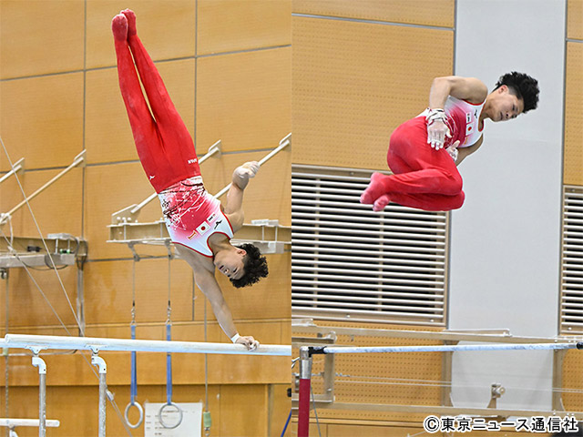 「世界体操」ついに開幕！　橋本大輝、岡慎之助ら体操男子の公開試技会密着レポート