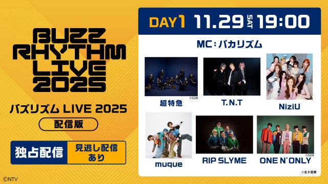 原因は自分にある。、櫻坂46ら集結! 「バズリズム LIVE 2025」をHuluで独占疑似ライブ配信