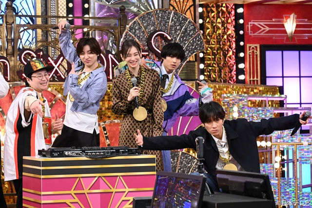 北川景子、山崎弘也×春日俊彰と“ブルゾン景子with B”結成!?「Golden SixTONES」で大暴れ