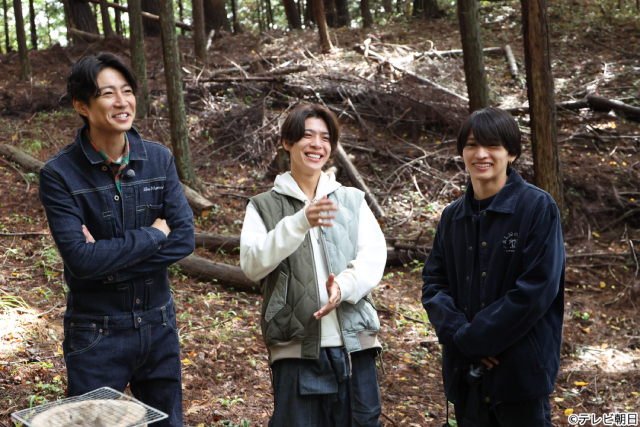 松島聡＆猪俣周杜が「相葉マナブ」初登場！　奇跡のマツタケで“持っている男”を証明!?