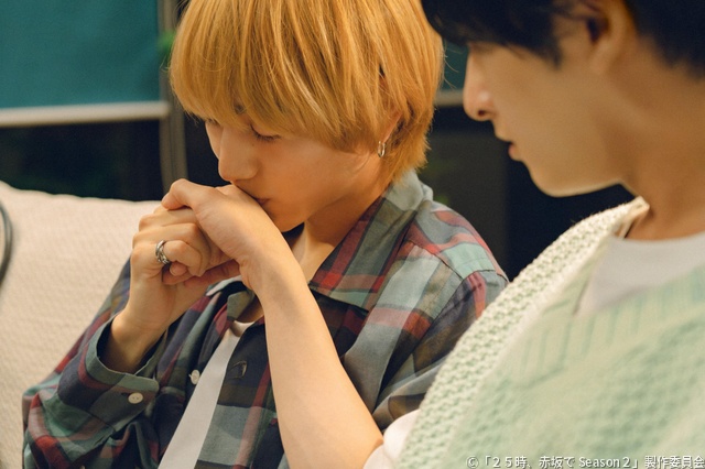 嫉妬を知った羽山(駒木根葵汰)、星空の下で交わす白崎(新原泰佑)とのキス「25時、赤坂で2」第8話