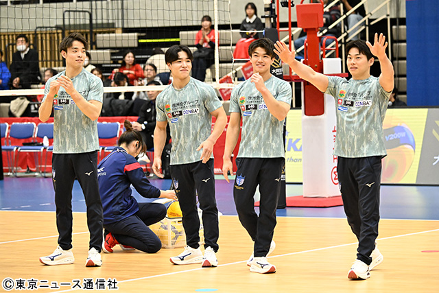 SV.LEAGUE WOMEN 第8節【GAME2】に杉野正尭＆岡慎之助ら登場