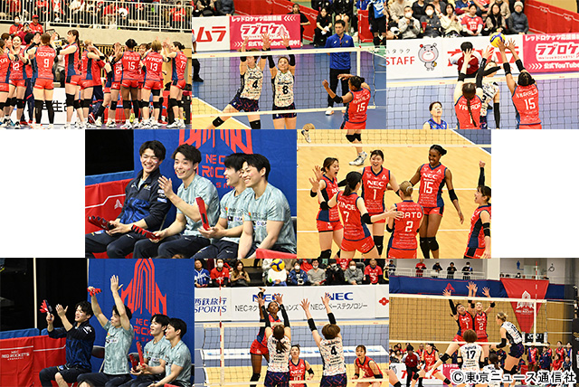 杉野正尭選手の始球式／SV.LEAGUE WOMEN 第8節【GAME2】リポート