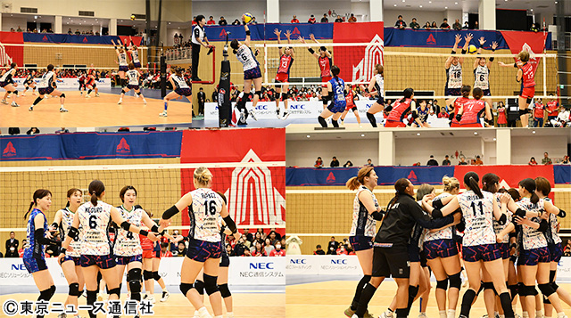 SV.LEAGUE WOMEN 第8節【GAME2】から後半戦の様子