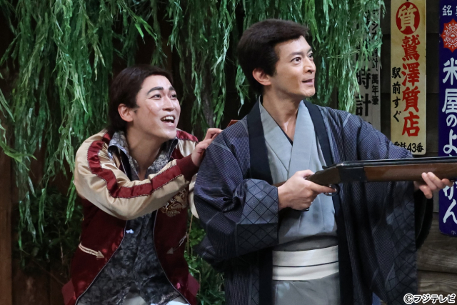 深澤辰哉、向井康二、宮舘涼太が「ドリフに大挑戦」でヒゲダンスにチャレンジ！