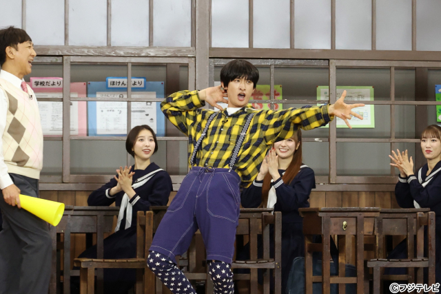 深澤辰哉、向井康二、宮舘涼太が「ドリフに大挑戦」でヒゲダンスにチャレンジ！