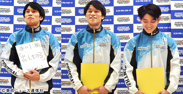 谷川航＆谷川翔／セントラルスポーツ体操競技部の新年練習初め＆合同取材