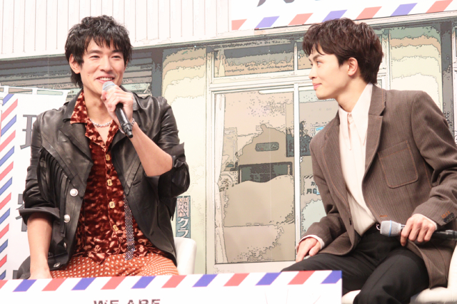 中島歩＆草川拓弥が大暴れ！「俺たちバッドバーバーズ」制作発表で高良健吾との友情秘話も!?