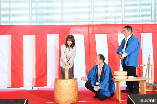 「おコメの女」餅つきイベント開催！　佐野勇斗の勇姿にザッコクメンバーも思わず“イイじゃん！”