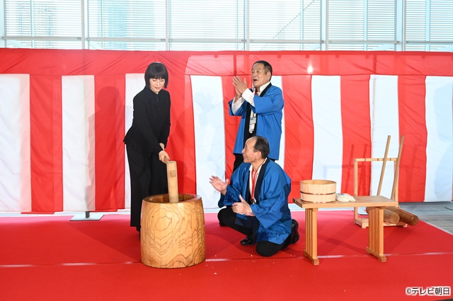 「おコメの女」餅つきイベント開催！　佐野勇斗の勇姿にザッコクメンバーも思わず“イイじゃん！”