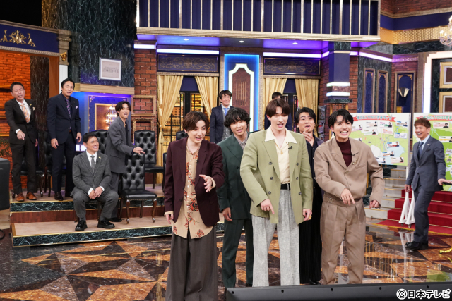 SixTONESが「しゃべくり007」で青春時代を語る！　振付師・SANCHE氏の登場に総立ち