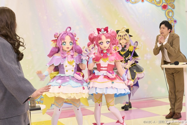 千賀光莉&本渡楓&東山奈央登場「名探偵プリキュア!」会見で事件発生!? 新プリキュアが推理劇披露