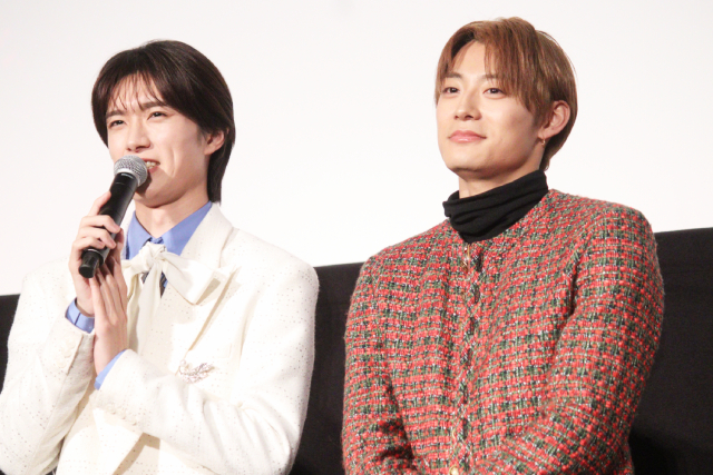 「え、好き」山中柔太朗＆髙松アロハが“上等な愛の言葉”で対決！「純愛上等！」完成披露