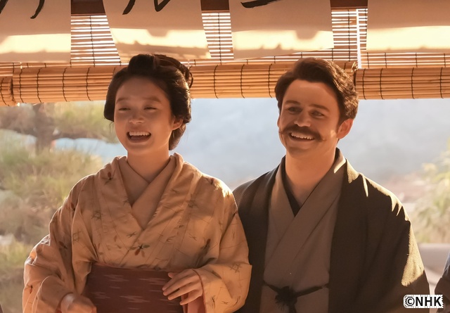 髙石あかりのトキに思わず胸キュン！　トミー・バストウが語る「ばけばけ」撮影エピソード