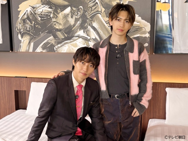 阿部顕嵐×岩橋玄樹「アランタウン」でガチンコバッティング対決＆きつねダンスを披露