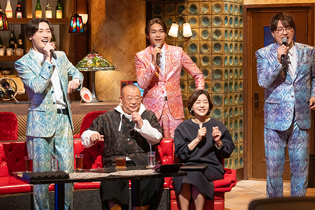 「鶴瓶のええ歌やなぁ」に3人体制の新生・純烈が登場! 爆笑トークと代表曲を披露