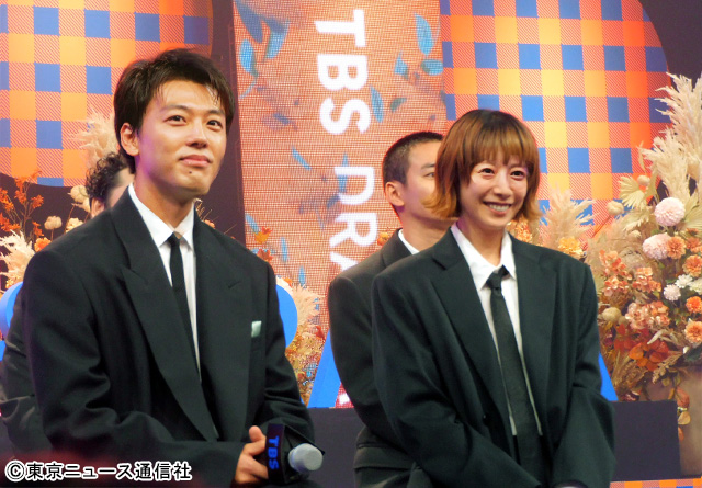 TBS合同制作発表「TBS DRAMA COLLECTION 2025 AUTUMN」会見より「じゃあ、あんたが作ってみろよ」の夏帆＆竹内涼真【BRAND NEW TV WORLD!!】