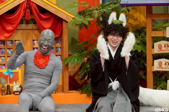 小峠英二×菊池風磨「小峠地蔵とお狐風磨」4週連続放送。“クセ強”な願い事に2人も爆笑