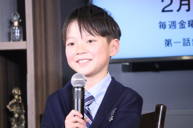 “お父さん”作間龍斗のカッコ良さを“息子”眞野陸が熱弁！「ながたんと青と」完成報告会