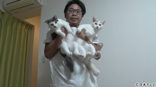 Snow Man・佐久間大介「みんなの動物園」で“師匠”サンシャイン池崎の愛猫をねぎらう