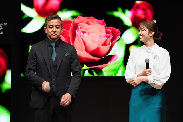 目黒蓮の力強いメッセージに注目。稲本潤一、稲村亜美が映像の美しさに驚き。レグザ新商品発表