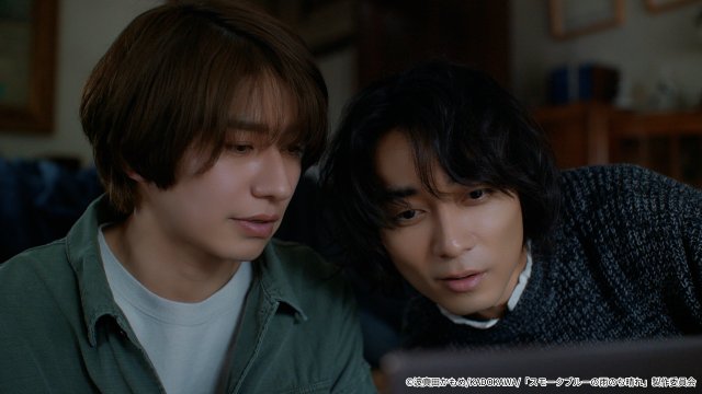 武田航平＆渋谷謙人「スモークブルーの雨のち晴れ」第5話。久慈家での仕事中に停電が起こる