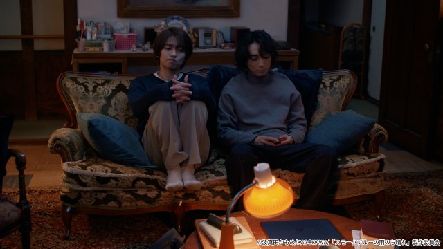 武田航平＆渋谷謙人「スモークブルーの雨のち晴れ」第5話。久慈家での仕事中に停電が起こる