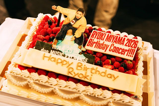 バースデーケース／「RYOKI MIYAMA 2026 Birthday Concert!!!」リポート