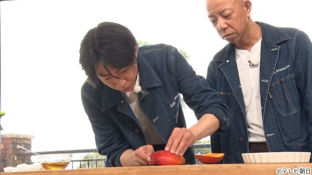 「相葉マナブ」旬のマンゴーで絶品スイーツ作り 相葉雅紀の手際に鎧塚俊彦が絶賛