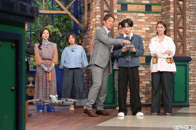 長嶋一茂がドローン撮影!? 中島健人も操縦に挑む「ザワつく!金曜日×絶景GP」