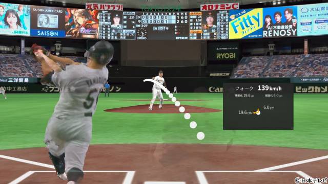 「DRAMATIC BASEBALL26」巨人×中日戦、亀梨和也、北澤豪、中澤佑二が副音声に登場