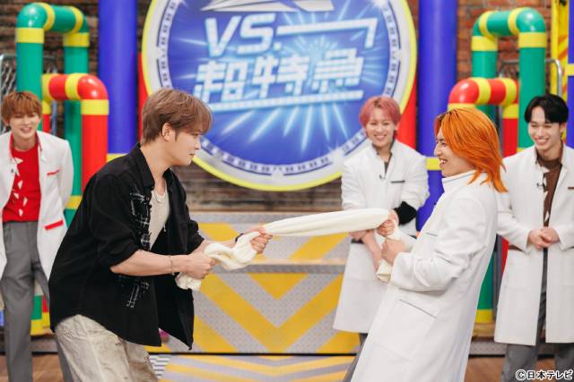 ジェジュン×超特急が初共演！“○○相撲”でシューヤが思わずハグの珍事「VS.超特急」