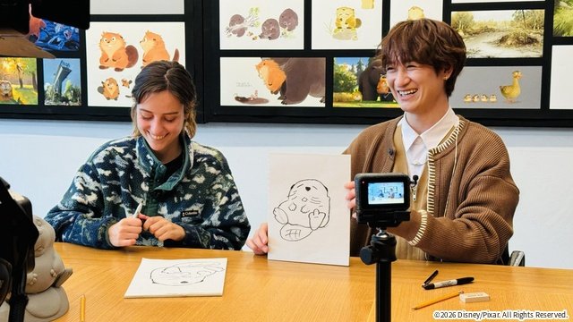 宮田俊哉がアメリカ・ピクサースタジオを訪問！「私がビーバーになる時」制作陣にインタビュー